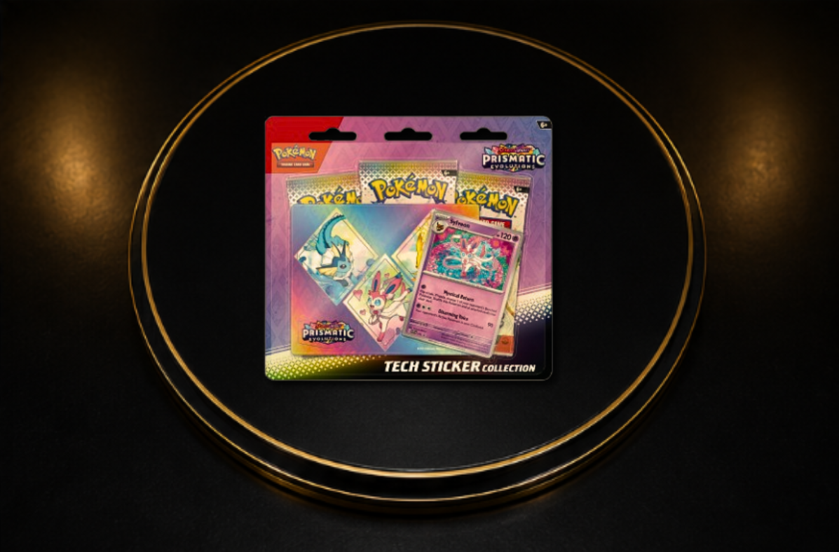 Pokémon TCG Prismatic Evolutions Tech Sticker Collection